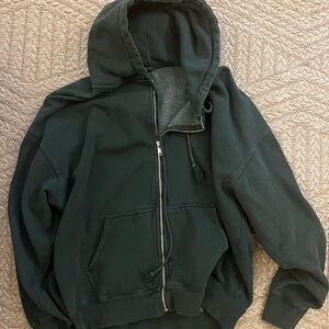 Dark green Brandy Melville hoodie